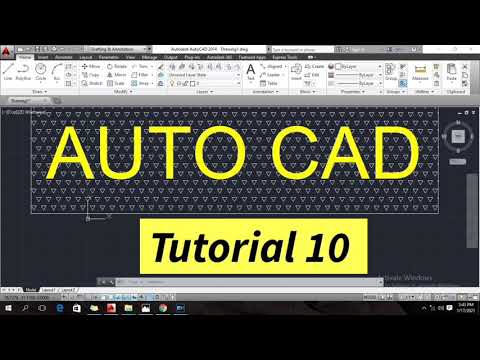 AutoCAD Tutorial 10 | Copy, with displacement, Angle