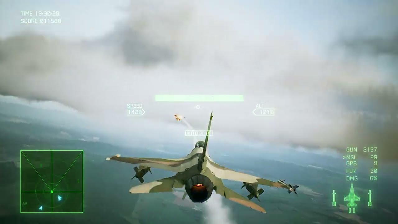 【Ace combat 7】F-16C Knight Cipher Skin(Mod)