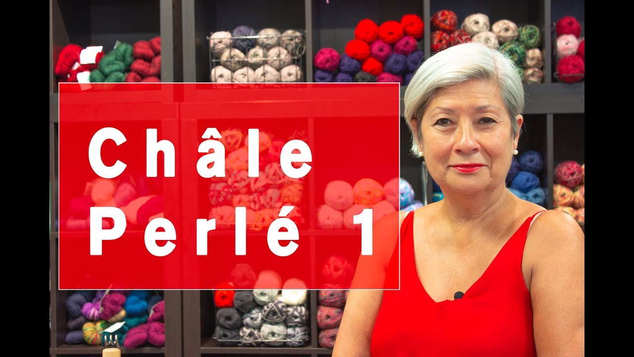 Châle Perlé (Rectangulaire) 1