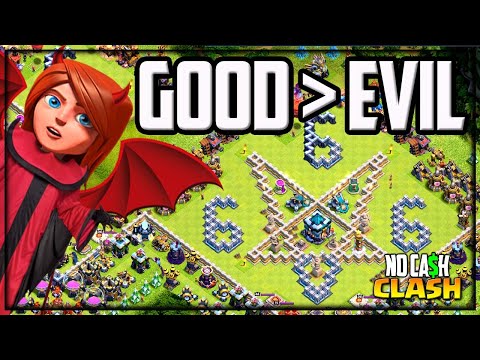 The Most EVIL Base in Clash of Clans! No Cash Clash #233