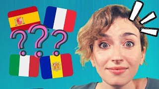 French vs. Spanish vs. Italian vs. Catalan: HOW SIMILAR are they?  #polyglot #romancelanguages