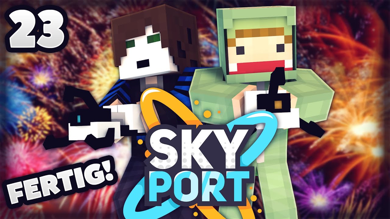gaming logo ALLE ZIELE ERFÜLLT! - Minecraft SkyPort 2 #23 | ungespielt
