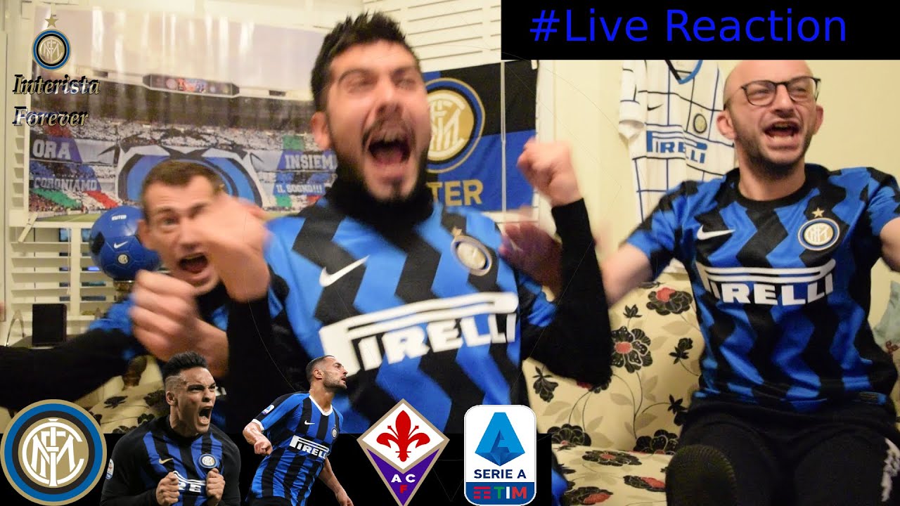 Inter Fiorentina 4-3 Live Reaction - YouTube