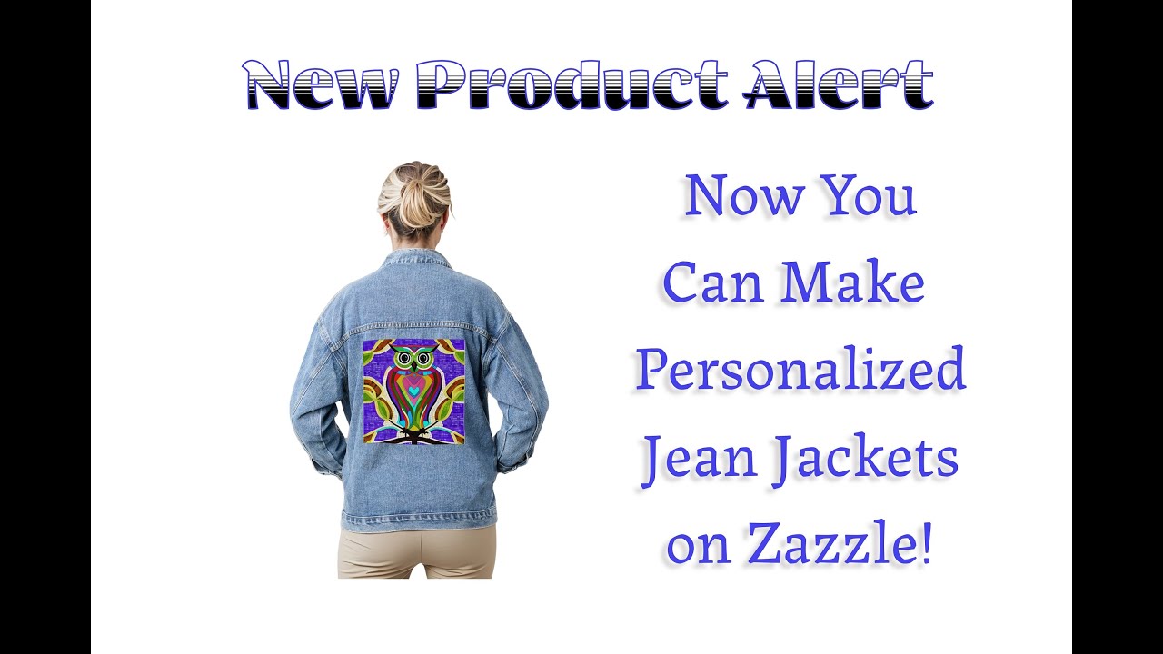 New Product Alert Zazzle Launches Jean Jackets that you can