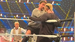 CM Punk saves Cody Rhodes & The Usos from Solo Sikoa off air after - WWE RAW & SMACKDOWN