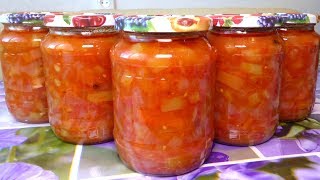 БЕЗ Стерилизации / Лечо на зиму из перца и помидоров, консервация, заготовки на зиму, рецепт лечо