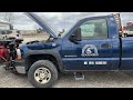 Lot 372 2002 Blue Chevrolet Silverado Truck