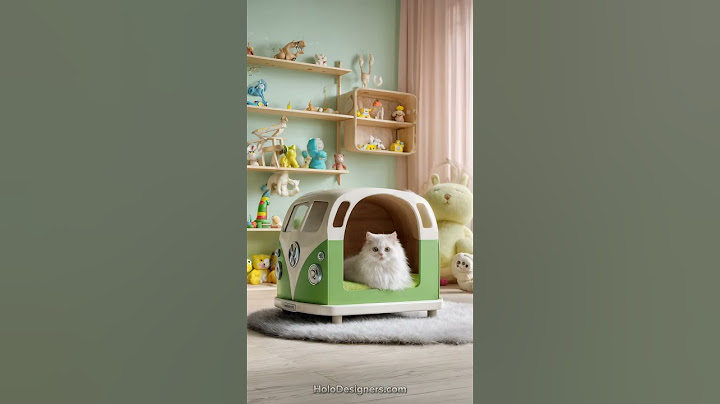 Rev Up Your Pet's Comfort with These Charming Volkswagen Cat Houses! #catlovers #vwdream #petdecor