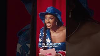 Ziwe asks people to vote for the lesser of two evils. #ziwe #comedy #comedyshorts #vote