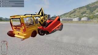 LAMBORGHiNi REVUELTO İle FİAT DOBLO ÇARPIŞTI  | ARABA PERT OLDU |  BeamNG Drive