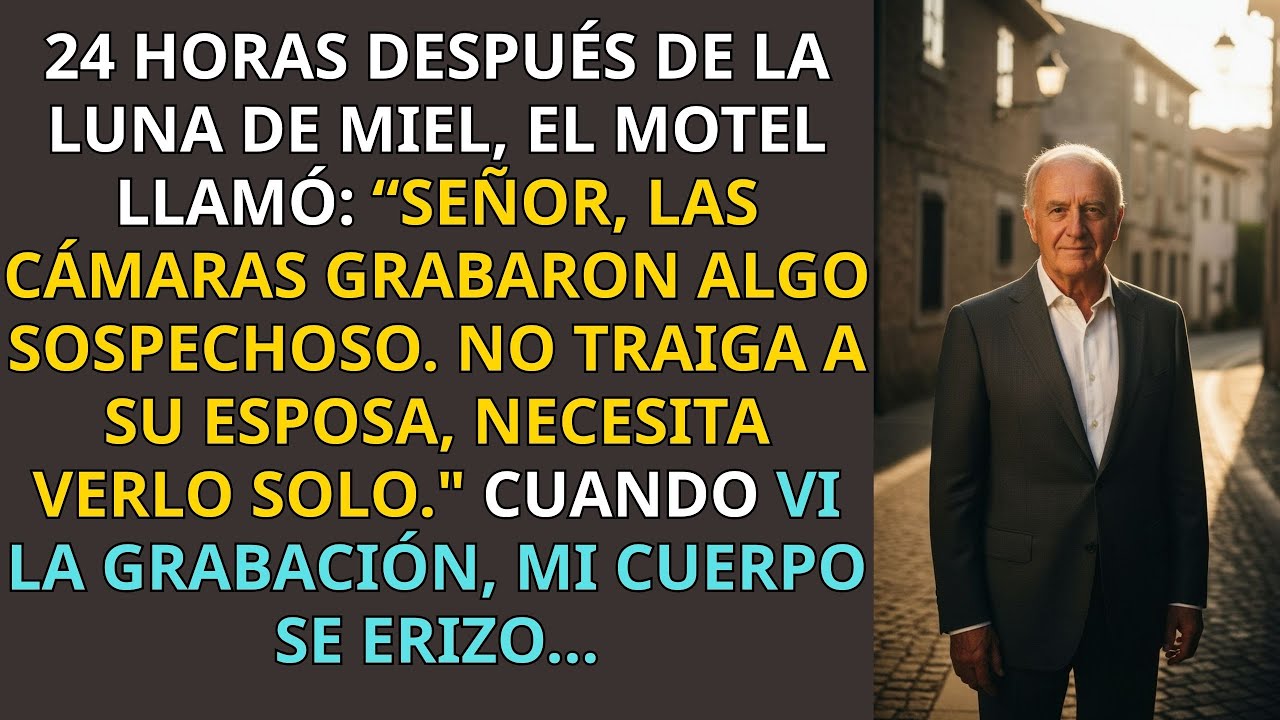 24 HORAS DESPUÉS DE LA LUNA DE MIEL, EL MOTEL LLAMÓ: "SEÑOR, LAS CÁMARAS GRABARON ALGO SOSPECHOSO."