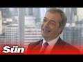 "There is no way back" Nigel Farage on what Brexit day means to him