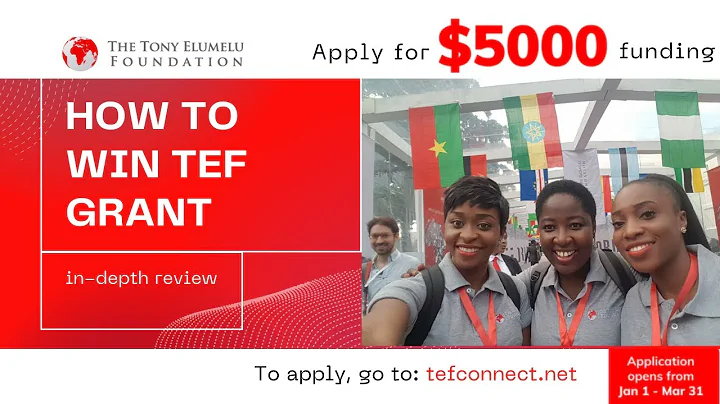 HOW TO WIN TEF GRANT 2022