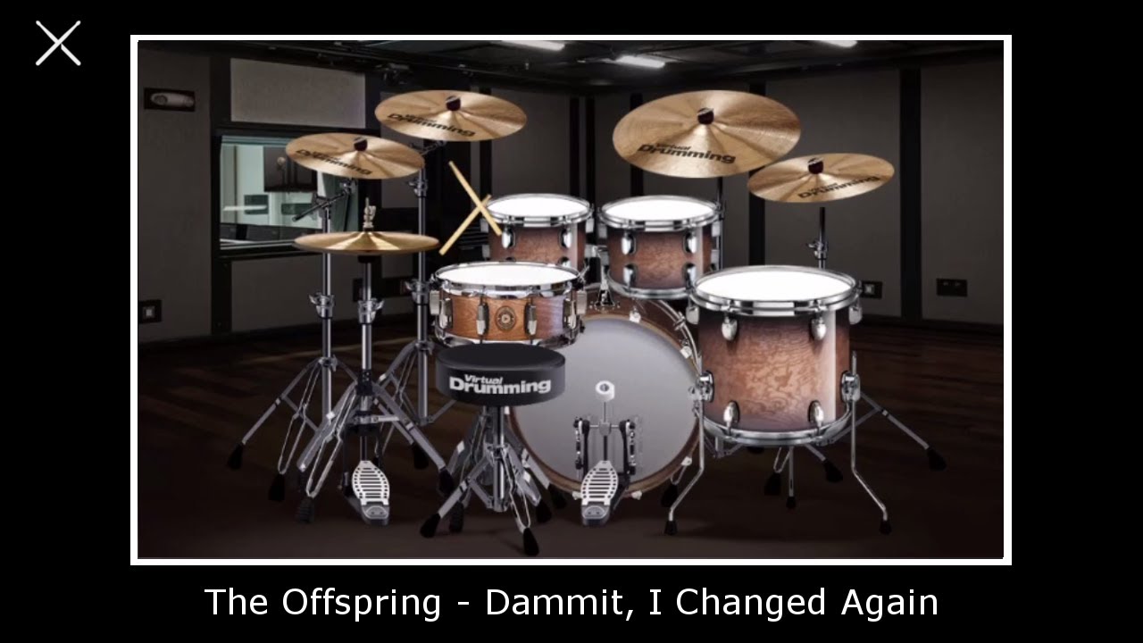 The Offspring - Dammit, I Changed Again (Virtual Drumming Cover) - YouTube