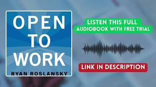 Open to Work Audiobook | Free Trial Available