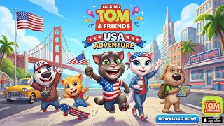 Talking Tom &amp; Friends: USA Adventure 🇺🇸 | The Ultimate Road Trip! (Official Trailer#viral#funny#fyp 