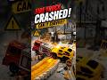 Fire Truck Crashed Into SUV! Can It Survive? 😱#Shorts #ToyCars #FireTruck #CarCrash #MiniatureWorld