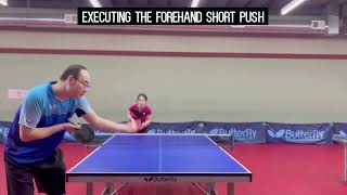 Butterfly Training Tips with Wenting Zha - The Forehand Short Push