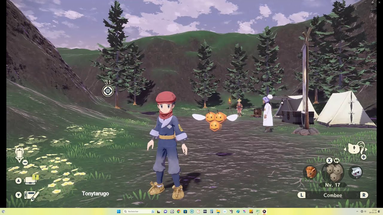 Captura de Combee LEYENDAS POKEMON ARCEUS