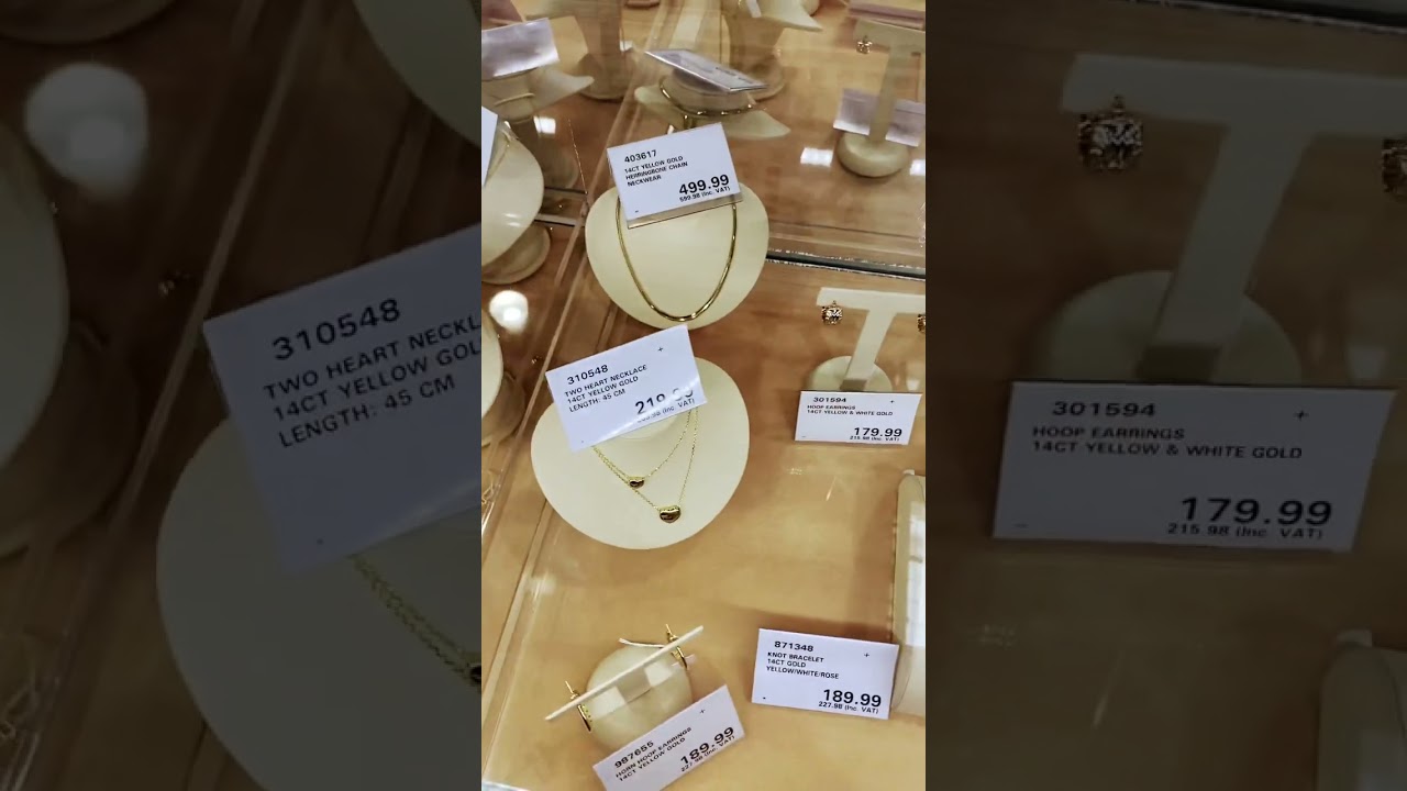 14ct jewellery Price at Costco jewellery YouTube