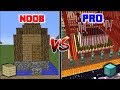 Minecraft NOOB VS PRO: SECRET BASE ENTRANCE !! Minecraft Noob Vs Pro