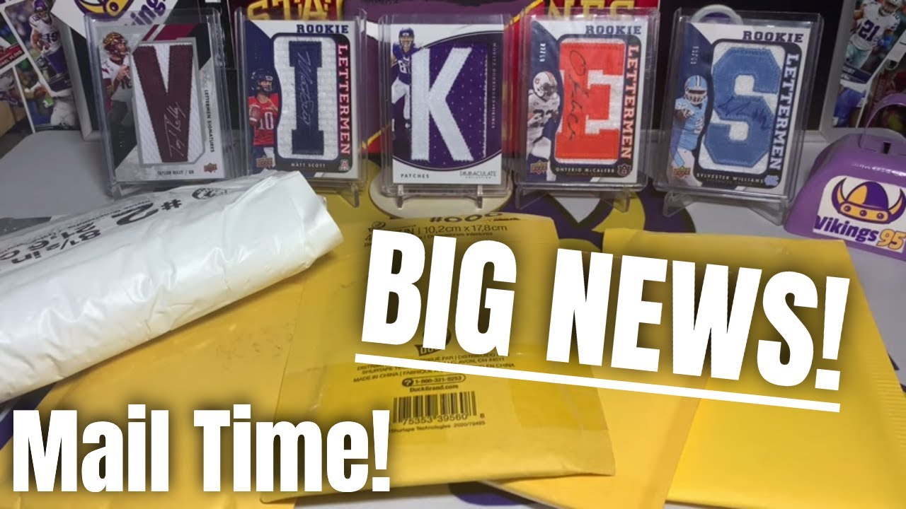BIG NEWS For Vikings95! Along With A Nice Little Football Mail Day!