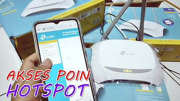 Setting Pakai HP: TP-Link WR840N (ID) Mode AP Hotspot Voucher