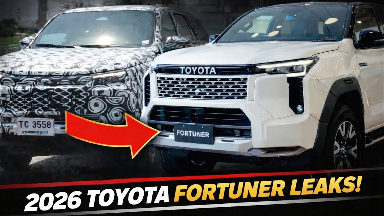 2026 Fortuner leaked! First look at the next-gen SUV beast! #Toyota #Fortuner #2026 #SUV