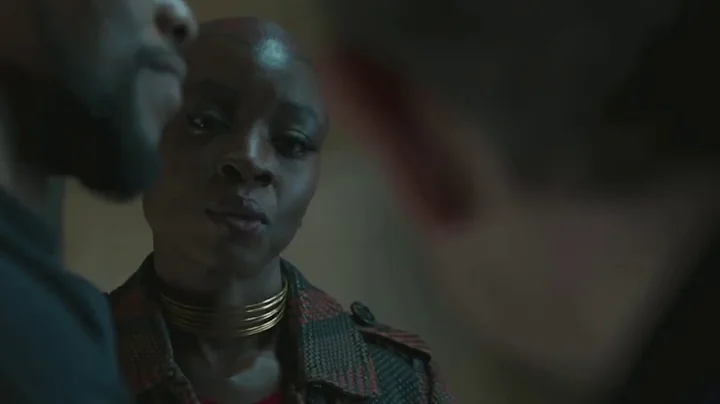 Funniest scene in Black Panther| Does she speak English| Okoye Gets angry on Everett | Danai Gurira