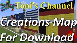 Minecraft maps Download pc,Tutorial, Zombie farms, Redstone creations,Train, Piston, houses, Mansion screenshot 1