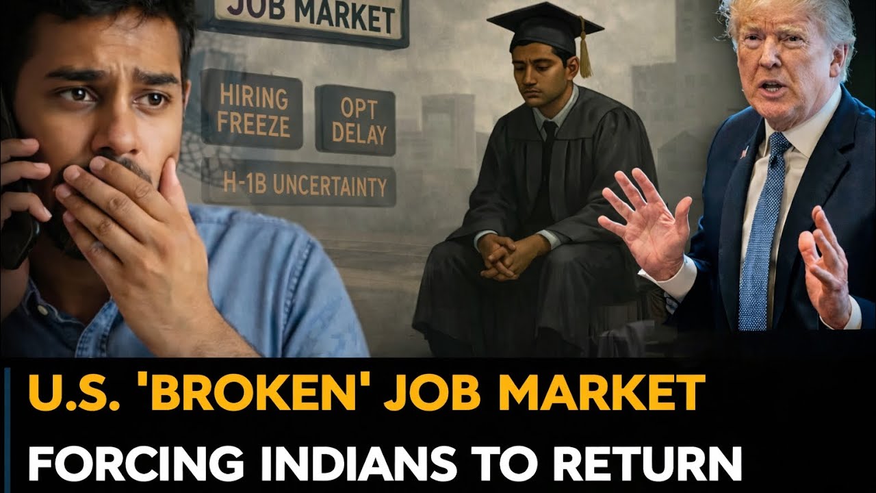 U.S. 'Broken' Job Market Forcing Indians To Return| Indians In The U.S.