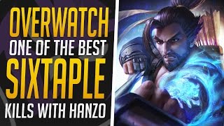 AMAZING Hanzo SIXTUPLE kill