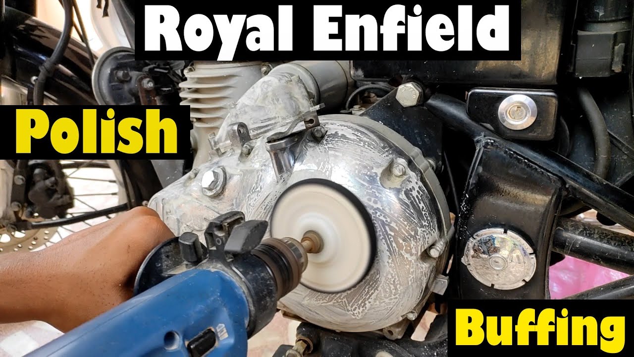 Royal Enfield Engine Buffing, Polish at Home | Chrome, Aluminum | Cheapest Method