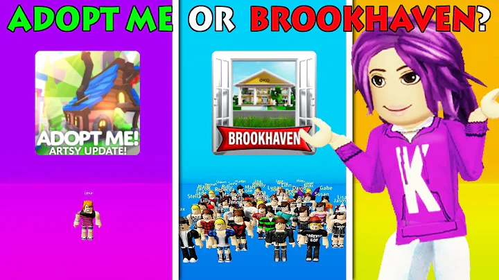 Would you rather play Brookhaven or Adopt Me? | Ro...