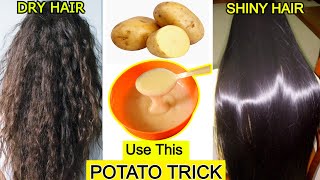 1 Potato will Transform your Dry Frizzy Hair to Shiny Smooth Straight Hair Naturally screenshot 3