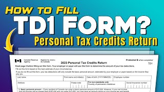 How to Fill TD1 Form (2022) by Instaccountant 11,852 views 1 year ago 12 minutes, 43 seconds
