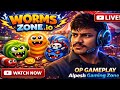 🔴 Worms Zone io Live Match | Sank Game 🎯 World Record ☠️😱