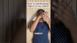 Make objects float in your videos✨Save & try this trick #capcut #editingtips #mobileediting