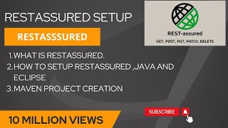 What is RestAssured | Restassured SetUp | Maven Project Creation @manojautomationcenter