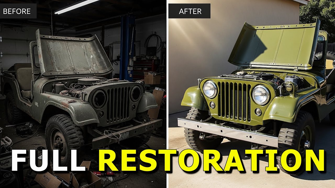 Abandoned Jeep 1960 Reborn From Rust | Full Restoration | Vintage Car Full Restoration