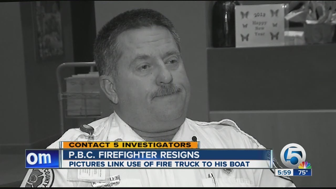 Ronald Beesley, former Palm Beach County Deputy Fire Chief, abruptly