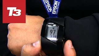 Epson Pulsence fitness watch hands-on preview