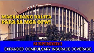 P2000 Expanded Compulsary Coverage Sinuspende Ng Poea August 2022