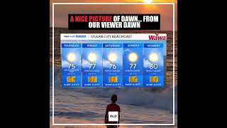 Steve Sosna says this could be one of the nicest days of the summer - why not spend it at the beach!