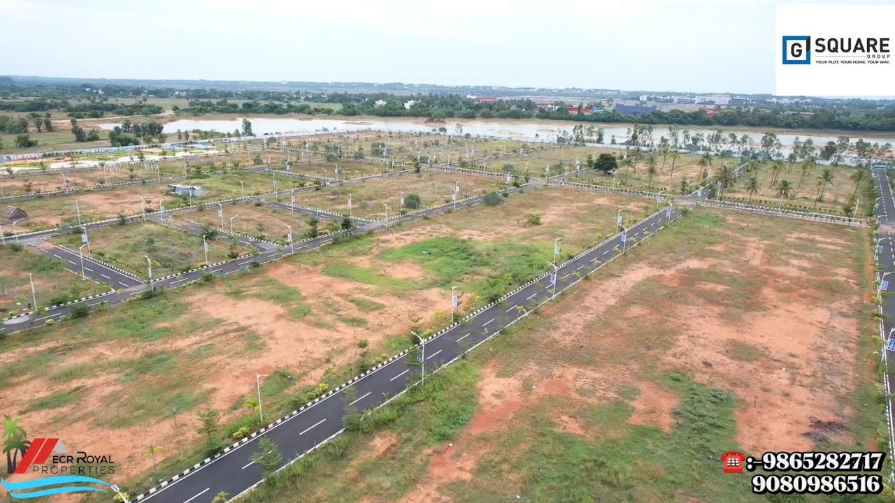 🆔 1535🏠2 GRND PRIME PLOT FOR SALE CHENNAI ECR🏡POONJERI MAHABALIPURAM🌴SATELLITE TOWN🌴G SQUARE🏡MR.ASHI