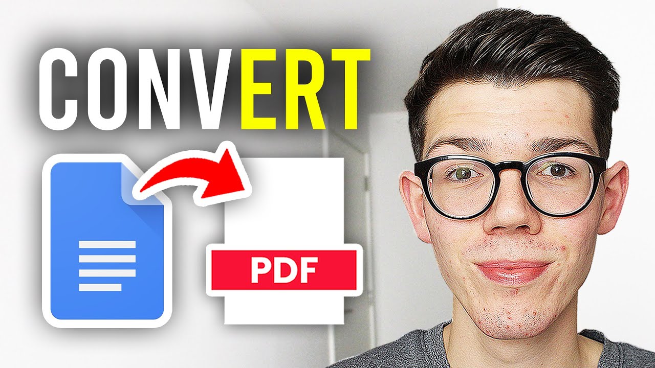 How To Convert A Google Doc To A PDF - Full Guide - YouTube