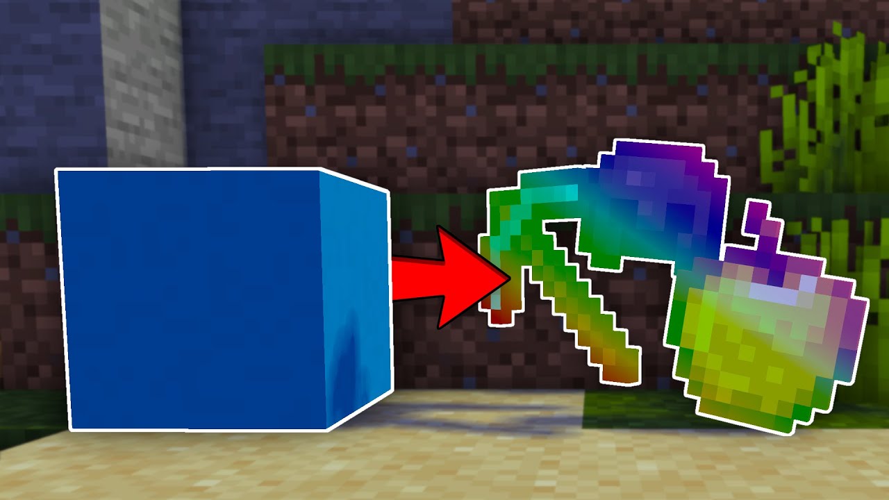 Minecraft Manhunt, But Concrete Drops OP Loot