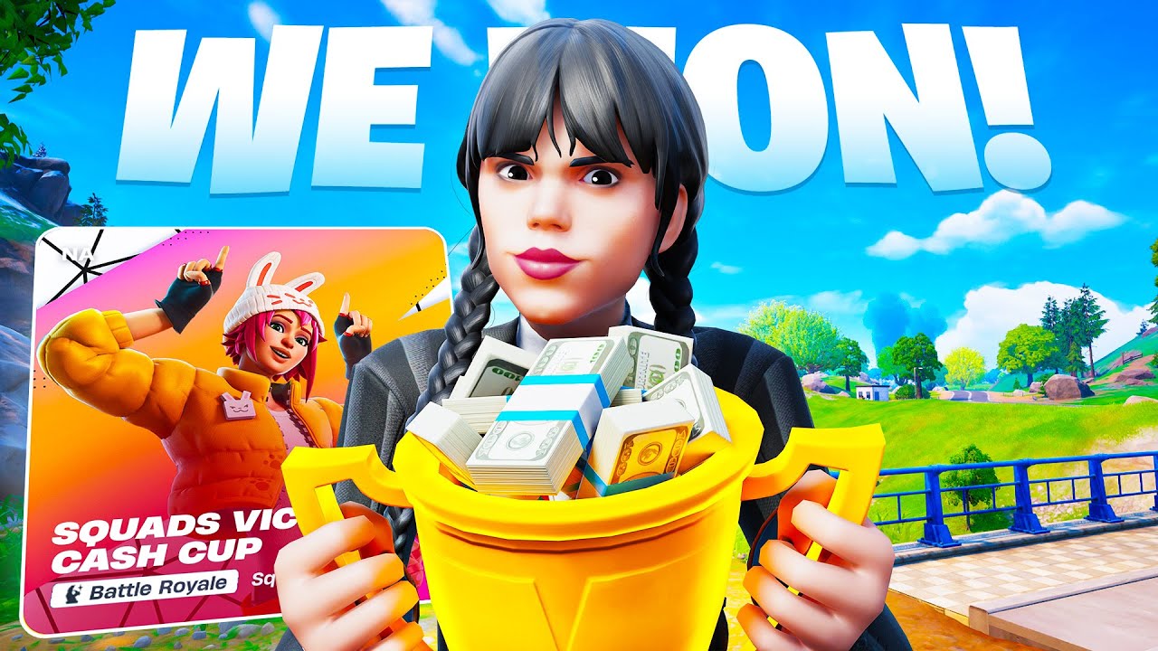 WE WON THE SQUAD VICTORY CASH CUP...(EARNINGS)