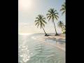 RELAXED VIDEO FROM THE BEACH CHILL & FOCUS 🏝️☀️😴#ai #ambience #relaxing #focus #beach#cozy#shorts