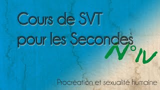 Cours SVT Secondes n°4 (Procréation et sexualité humaine)